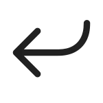 Arrow Reply Down SVG Icon